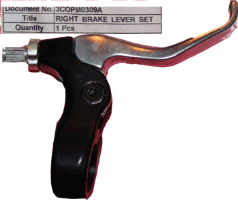 Evo 2, 2X or SPX Right Brake lever